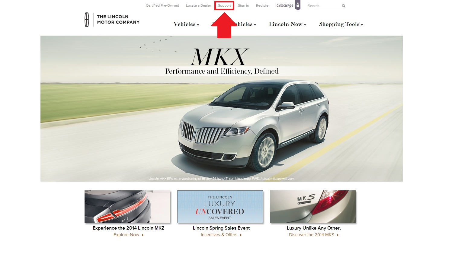 Vintage Advertisement Ad A36-B reached the top 2007 Lincoln MKX 